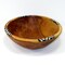 Handcarved Olive Wood Bowl 9 Inch with Bone Inlay for Serving